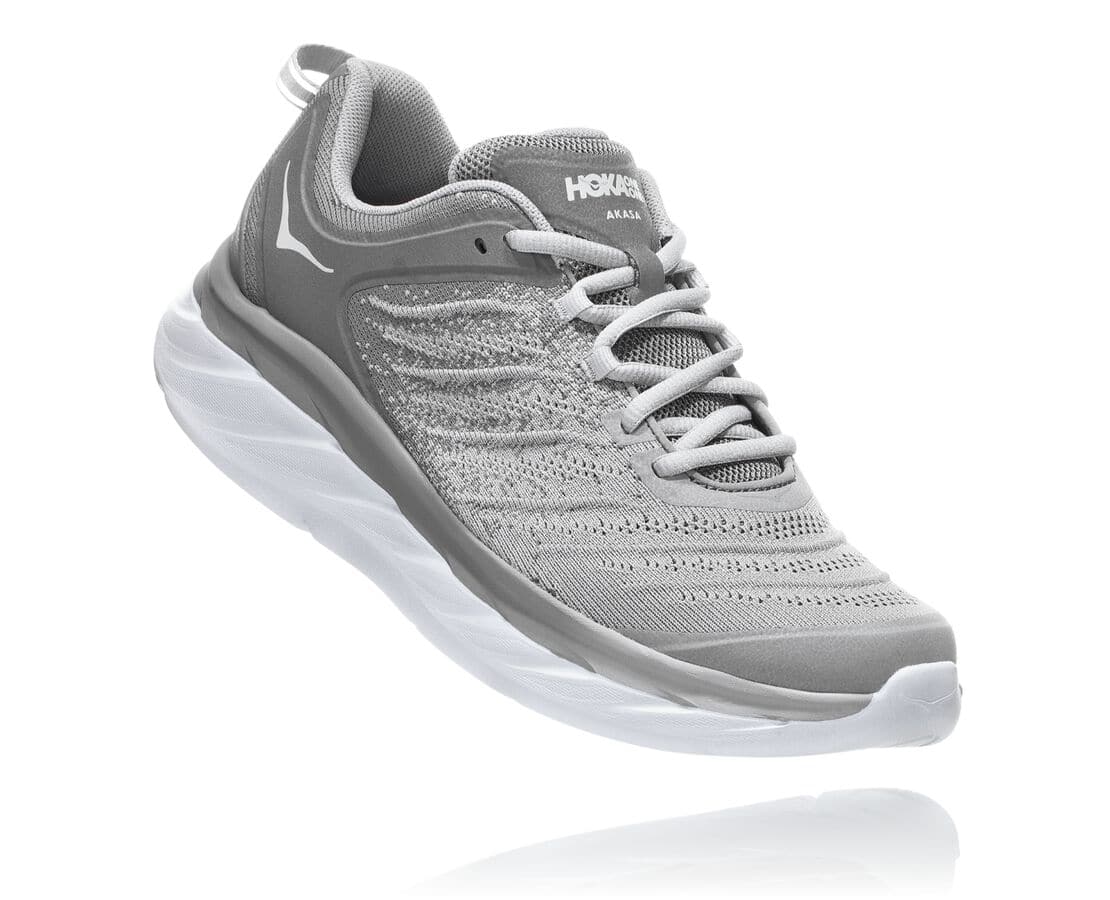 Hoka One One Akasa Férfi Edzőcipő Szürke Titán [SVRPY-4916]